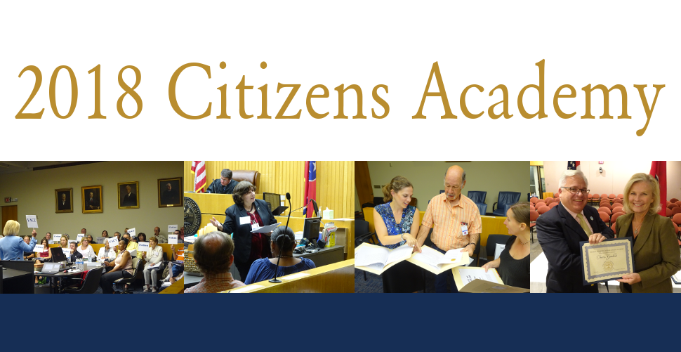 Now accepting applications for the 2018 Citizens Academy